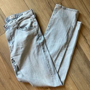 Ag Adriano Goldschmied Men's Slim Straight Light Grey Jeans
